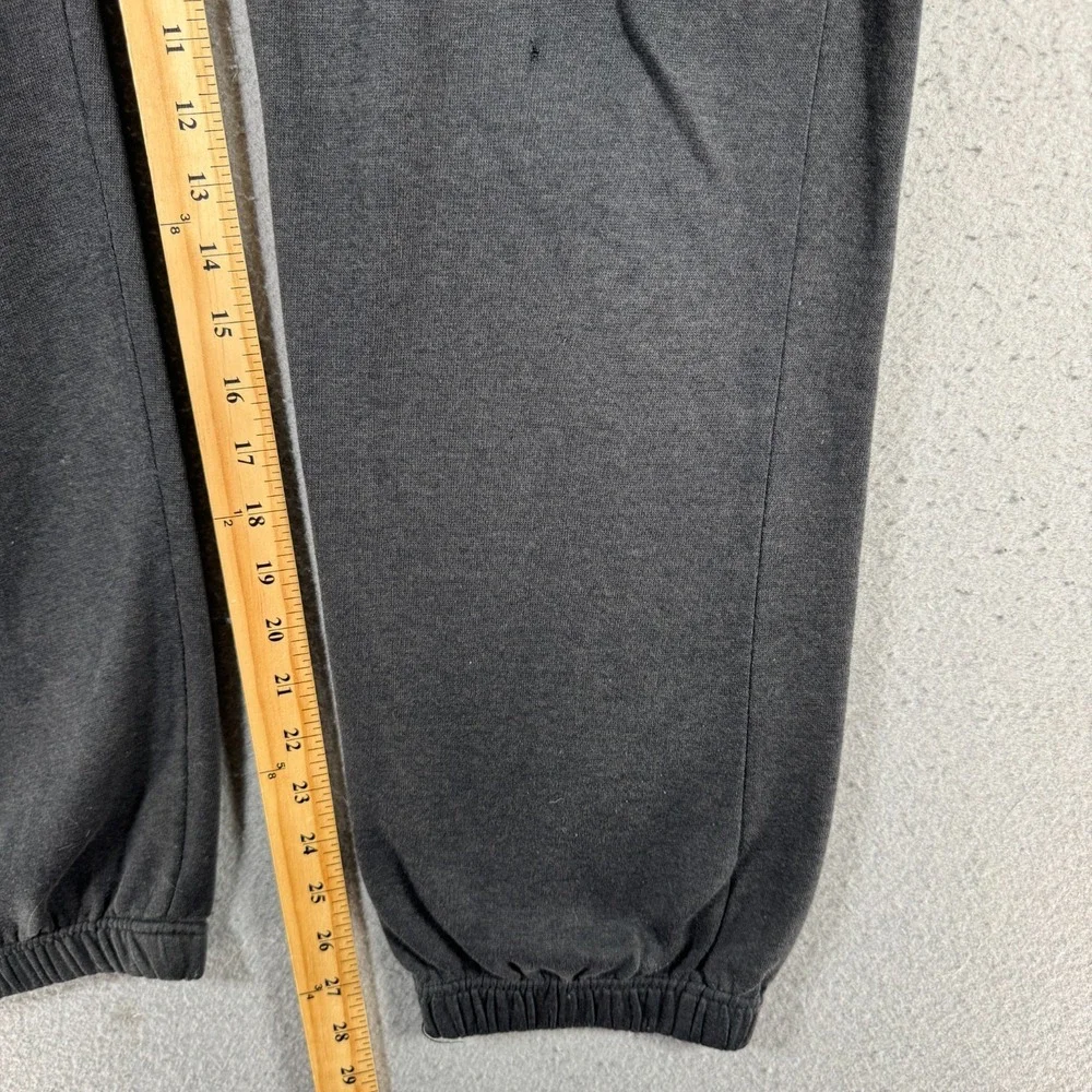 Vintage Adidas Sweatpants Adult Medium Gray Embroidered Cuff Fleece‎ Sportswear
